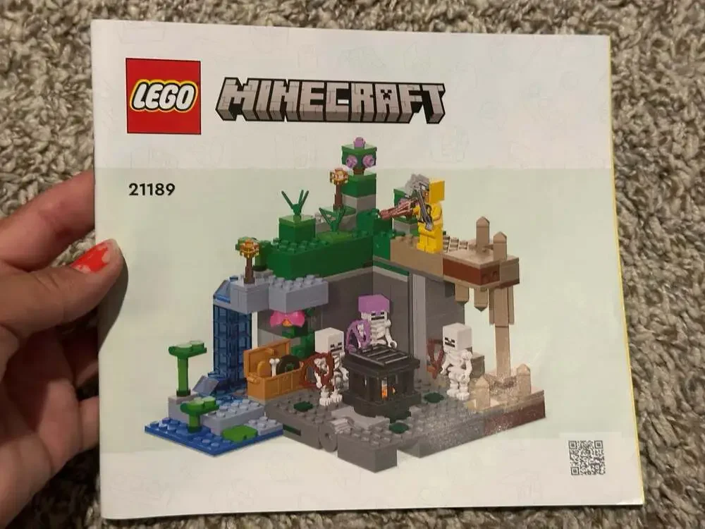 LEGO Minecraft The Skeleton Dungeon Set 21189- open pack 1